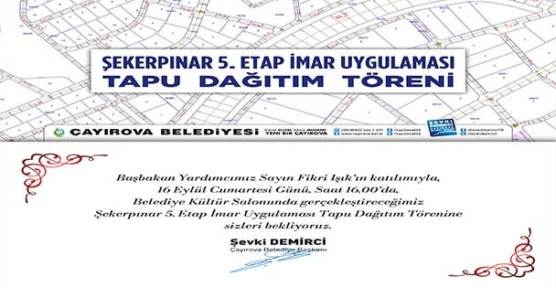 Tapu Dağıtım Töreni