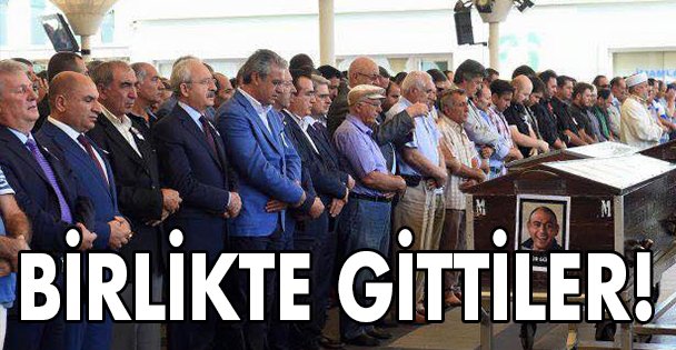 Tarhan ve Kılıçdaroğlu cenazede