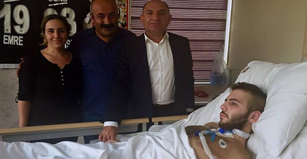 Tarhan'dan geçmiş olsun ziyareti