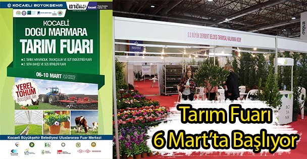 Tarım Fuarı 6 Mart'ta Başlıyor