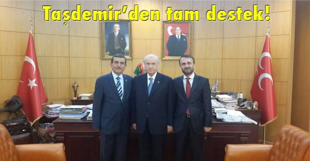 Taşdemir'den tam destek!