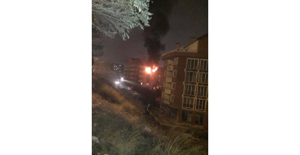 Tatlıkuyu mahallesinde yangın paniği