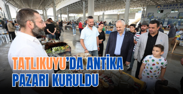 Tatlıkuyu'da  Antika Pazarı Kuruldu