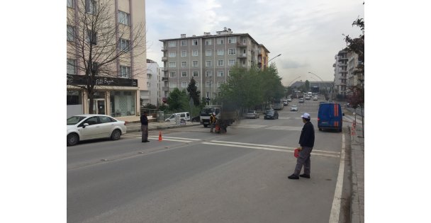 Tatlıkuyu'da Yola Set Çalışması