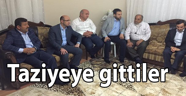 Taziyeye gittiler