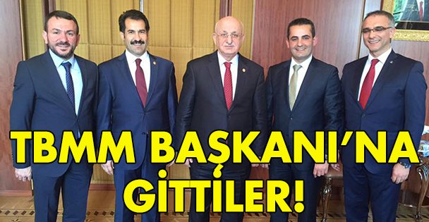 TBMM Başkanı Soba'yı ağırladı!