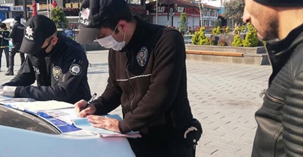 Tedbirlere uymayan 256 kişiye para cezası