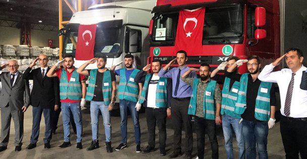 Tel Abyad'daki sivillere insani yardım