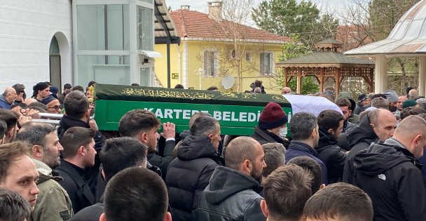 TEM'de lastik değiştirirken canından olan arkadaşlar son yolculuklarına uğurlandı