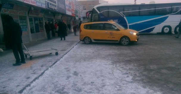 Terminal esnafı Karla Mücadele Ediyor!