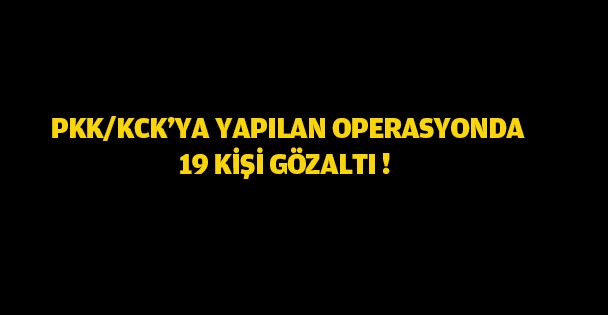 Terör örgütü operasyonu!