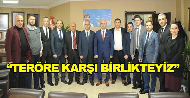 'Teröre karşı birlikteyiz”