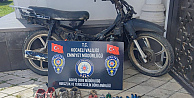 200 bin liralık kablo çalan hırsızların bindiği motosiklet de çalıntı çıktı