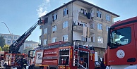 4 katlı binada yangın paniği