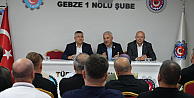 ASLANTAŞ, TÜRK METAL SENDİKASI GEBZE 1 NOLU ŞUBESİNİ ZİYARET ETTİ