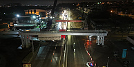 Başiskele Kavşağı’nda ‘78 tonluk’ gece mesaisi
