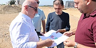 Başkan Bıyık, Spor Kompleksi inşaatını inceledi