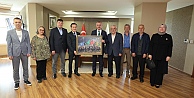 Başkan Büyükakın’a Merih Demiral’ın babası ve STK’lardan ziyaret
