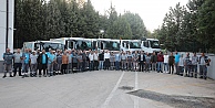 Başkan Çiftçi, temizlik personellerini mesaiye uğurladı
