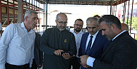 Başkan Çiftçiden yeni kitap kahve inşaatında inceleme