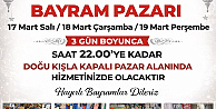 BAŞKAN KUMSAR’DAN BAYRAM PAZARI’NA DAVET