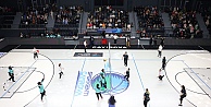 Bilgievi kursiyerleri, voleybol maçında hünerlerini konuşturdu