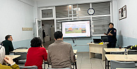 Bilgievleri personeli yangına karşı bilinçlendirildi
