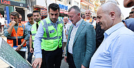 Büyükakın, Gebzenin kalbindeki yatırımları inceledi