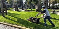 Büyükşehir’den yeşil alanlara özel bakım