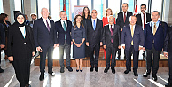 Cumhuriyet Bayramı Resepsiyonuna katıldı