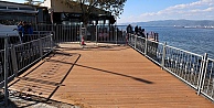 Değirmendere sahiline yeni yaya geçiş köprüsü