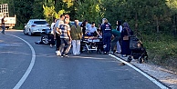 Derincede iki otomobil çarpıştı: 1 yaralı