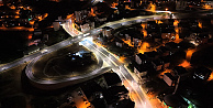 Dev proje, gece görüntüsüyle de göz kamaştırıyor