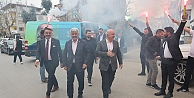 Erzurum ve Karslılardan Başkan Bıyıka sıcak karşılama