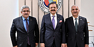 GEBZE TİCARET ODASI YÖNETİM KURULU BAŞKANI ASLANTAŞ, TOBB BAŞKANI HİSARCIKLIOĞLU İLE  BİR ARAYA GELDİ