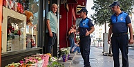 Gebzede Kaldırım İşgallerine Zabıta Müdahalesi