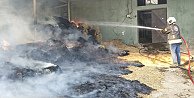 Harada çıkan yangında 70 balya saman yandı