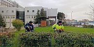 Hastane bahçeleri Büyükşehir’le daha güzel