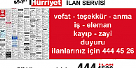 Hürriyet Gazetesi Ölüm İlanları ile Anlamlı Bir Veda
