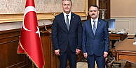İzmit Belediye Başkan Vekili Lütfü Obuz, Vali İlhami Aktaşı Ziyaret Etti