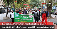 Kocaelide Dünya Yürüyüş Gününde Sağlıklı Yaşam İçin Adım Atıldı