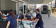 Kontrolden çıkan motosiklet kaza yaptı, sürücü yaralandı