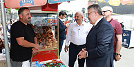 Mevlana Kapalı Pazar Yerinde Esnaf ve Vatandaşla Gönül Buluşması