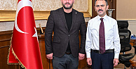 MHP Kocaeli İl Başkan Yardımcısı Ömer Faruk Özkanlı, Vali İlhami Aktaş'ı Ziyaret Etti