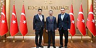Milli Eğitim Bakanlığı Mesleki ve Teknik Eğitim Genel Müdürü Salih Kaygusuz, Vali İlhami Aktaş'ı Ziyaret Etti