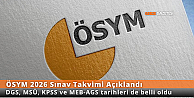 ÖSYM 2026 Sınav Takvimi Açıklandı