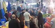 Pazarcı esnafı tarafından kızının yanında darp edildi