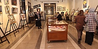 Tarihi Garda Kumaşların Dansı” sergisi açıldı;  Geçmişin izleri sanatla buluşturuldu