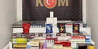TEMde durdurulan araçta kaçak tütün ve çay ele geçirildi