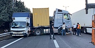 TEMde yavaşlayan trafik zincirleme kazayı beraberinde getirdi